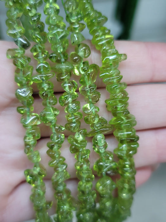 Peridot Chip Beads
