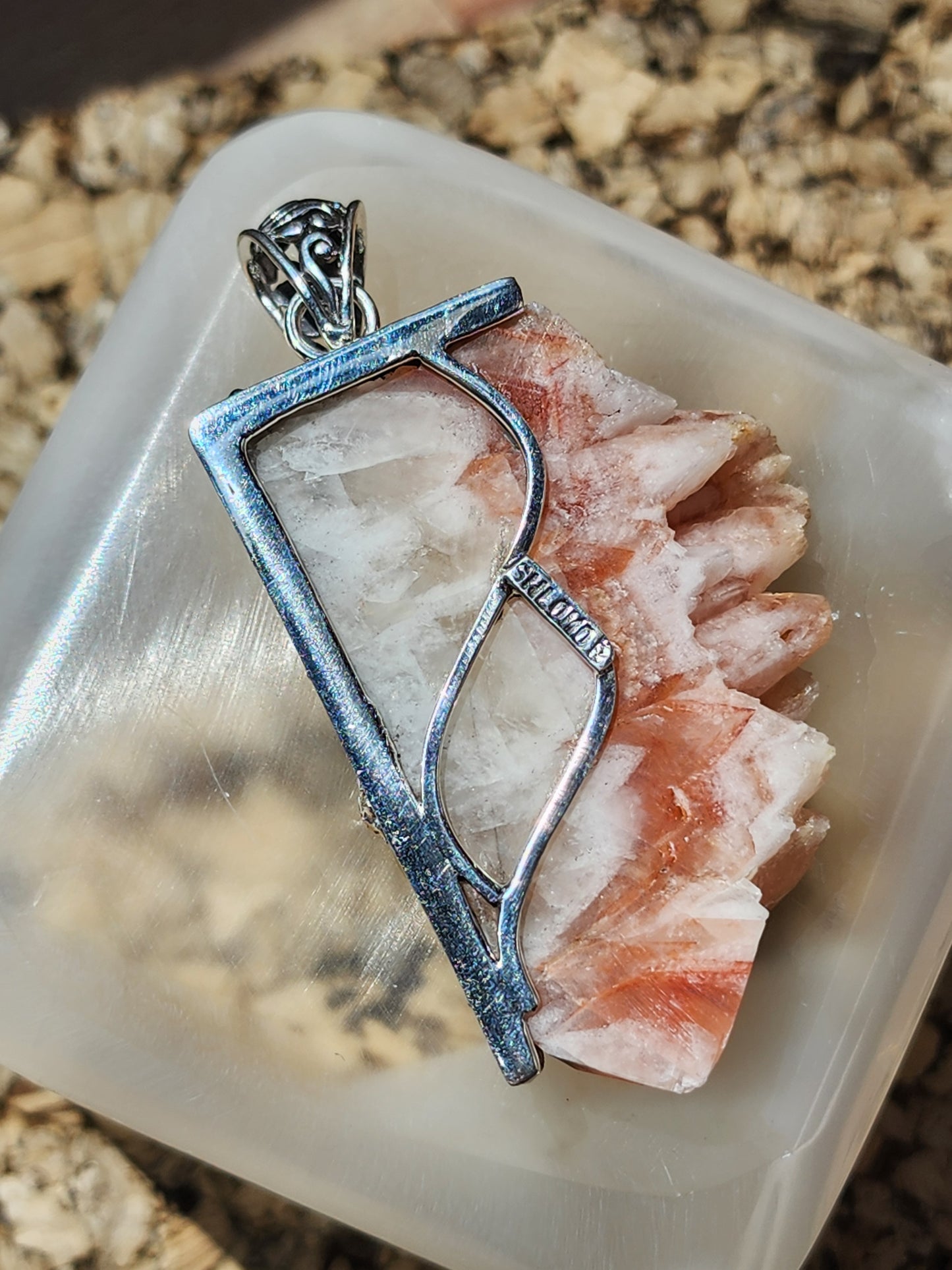 S.S. Shlomo Fancy Calcite Pendant