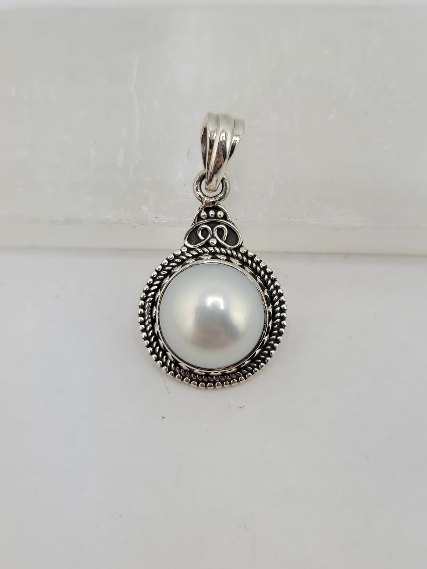 S.S. AAA Grade Mabe Pearl Pendants