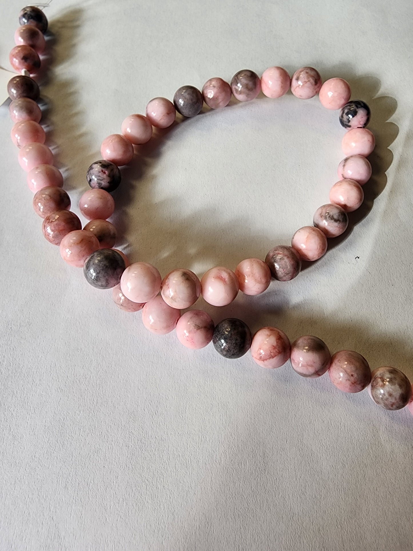 Pink Zebra Jasper Beads