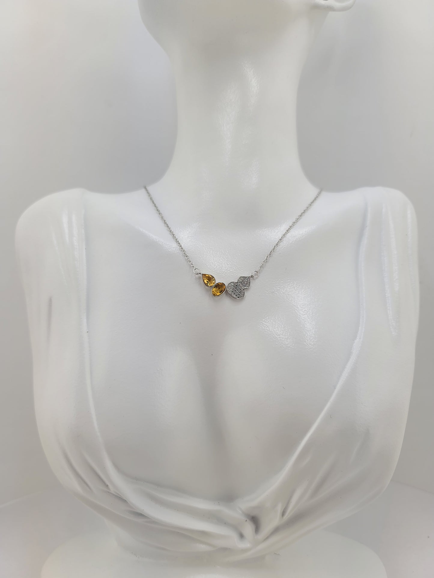 S.S. AAA Grade Citrine Honey Necklaces