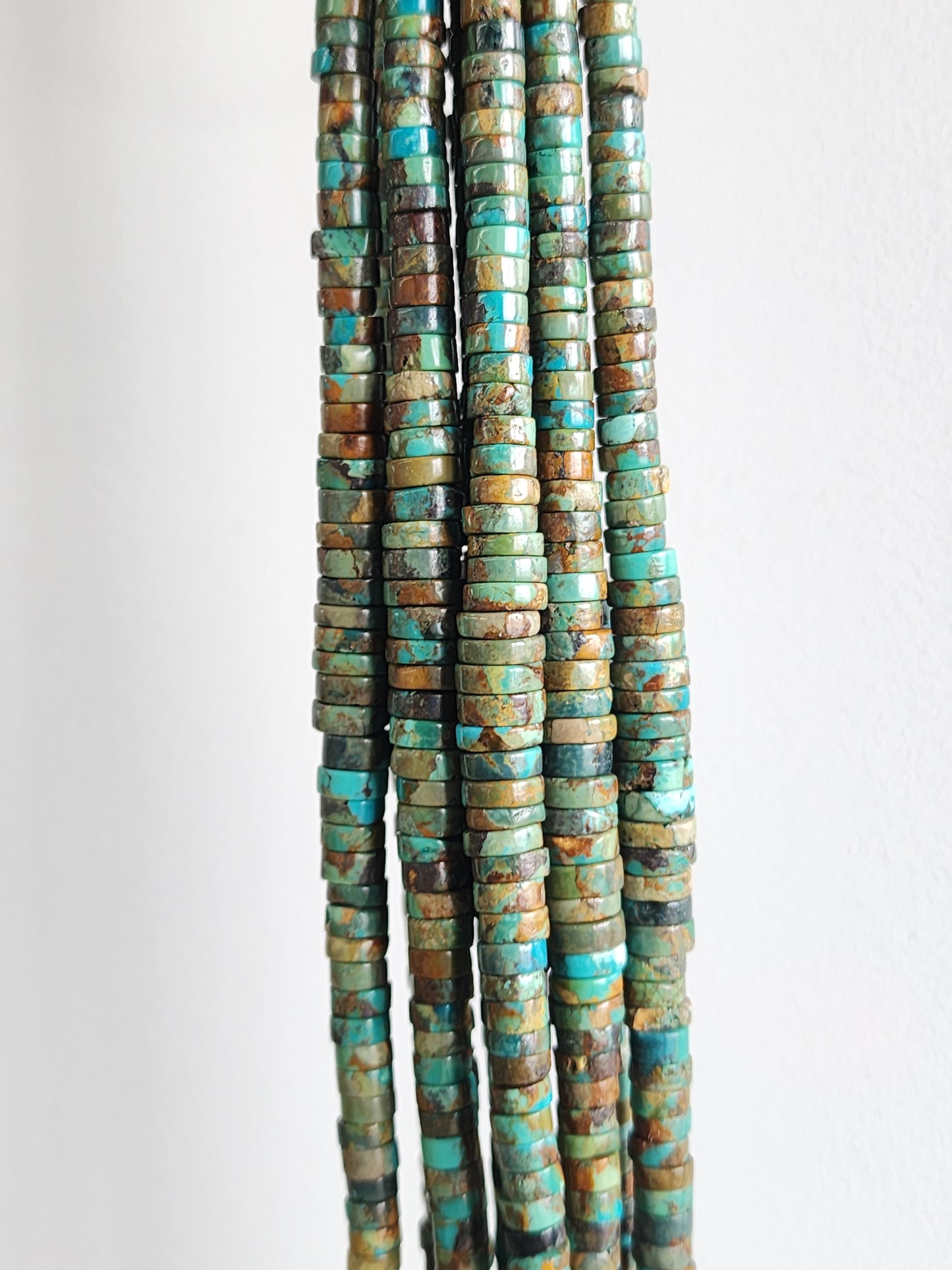 Graduated Turquoise Heishi Beads