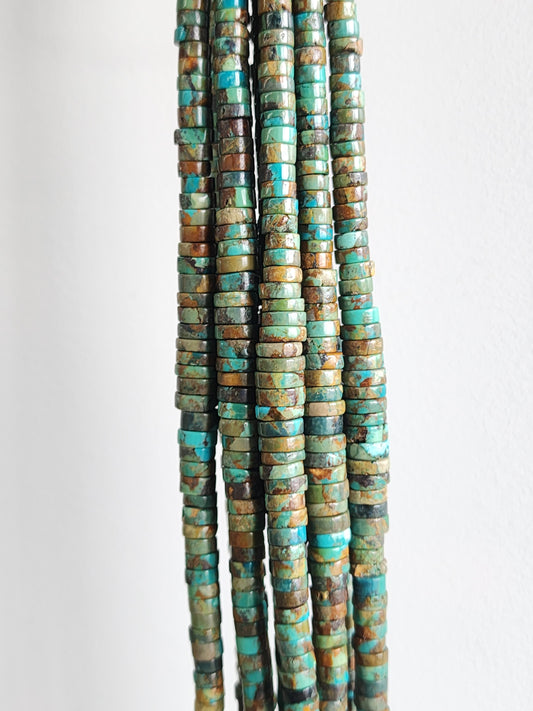 Graduated Turquoise Heishi Beads