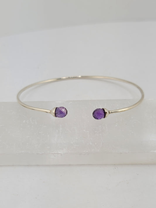 S.S. Amethyst Open Bangles