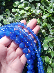 Blue Agate Beads