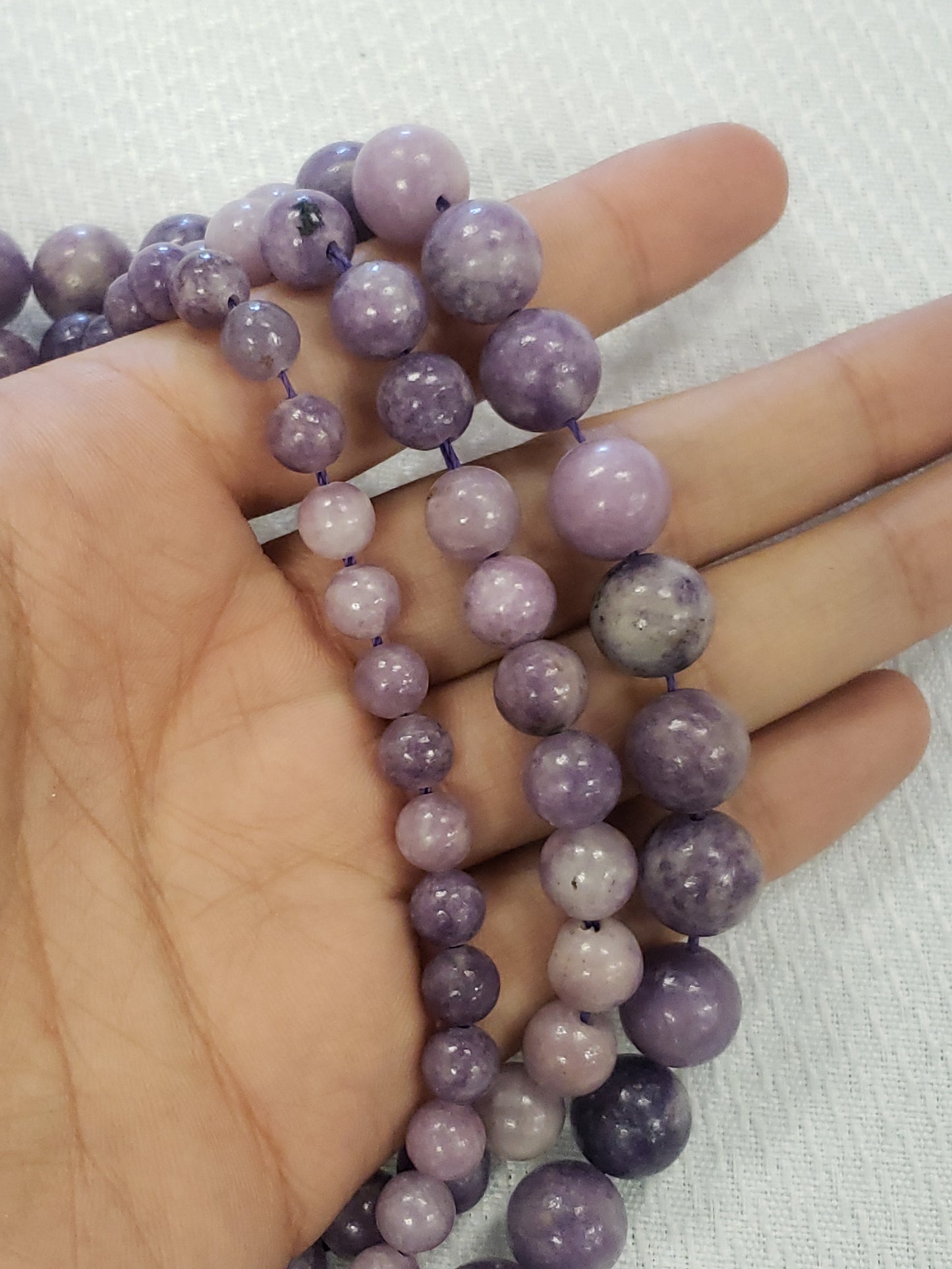 Lepidolite Beads