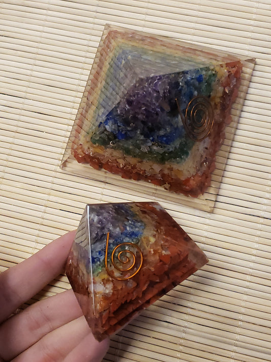 Orgonite Chakra Pyramid