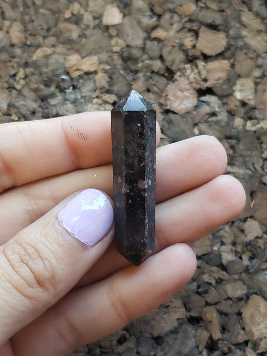 Mini Double Terminated Garnet Point