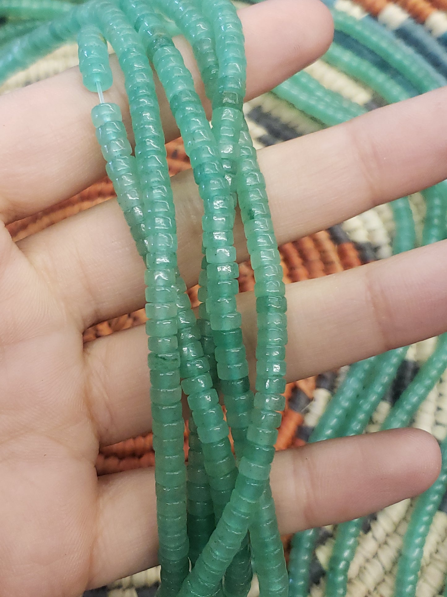 Green Aventurine Heishi Beads