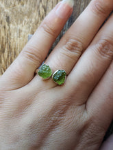 Load image into Gallery viewer, S.S. Adjustable Peridot Rings
