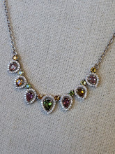 Load image into Gallery viewer, S.S. Multicolor Tourmaline Adjustable Necklaces
