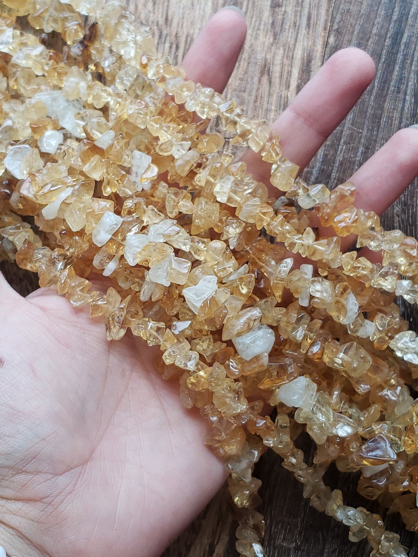 Citrine Chip Beads