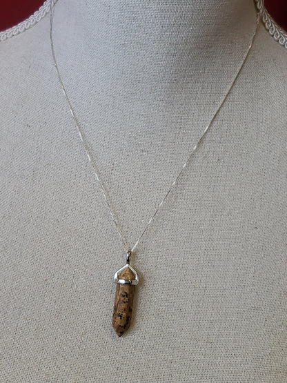 S.S. Picture Jasper Point Necklace