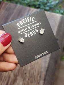 S.S. Faceted Labradorite Studs