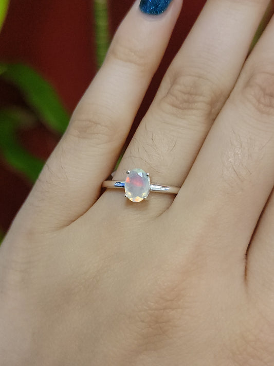 Sterling silver opal rings available at wholesale and retail prices, only at our crystal shop in San Diego!
