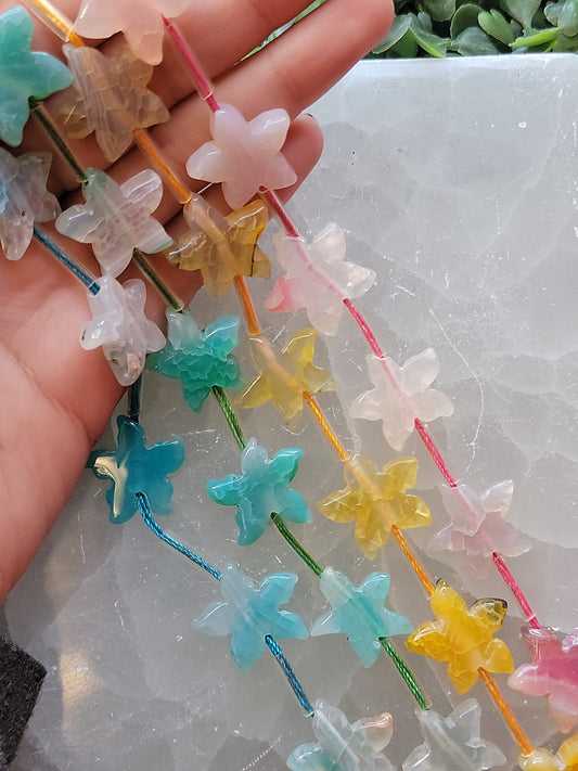 Agate Sea Star Beads 20mm