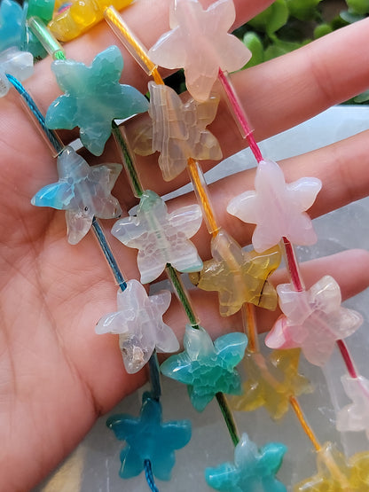 Agate Sea Star Beads 20mm