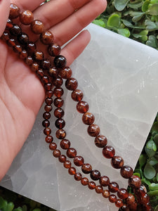 Orange Garnet Beads