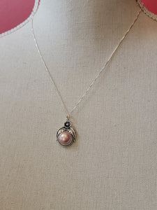 S.S. Pink Mabe Pearl Necklaces