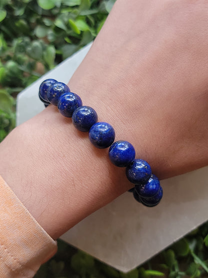 Lapis Lazuli Stretch Bracelet 10mm