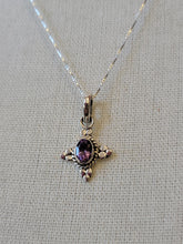 Load image into Gallery viewer, S.S. Faceted Amethyst Necklaces
