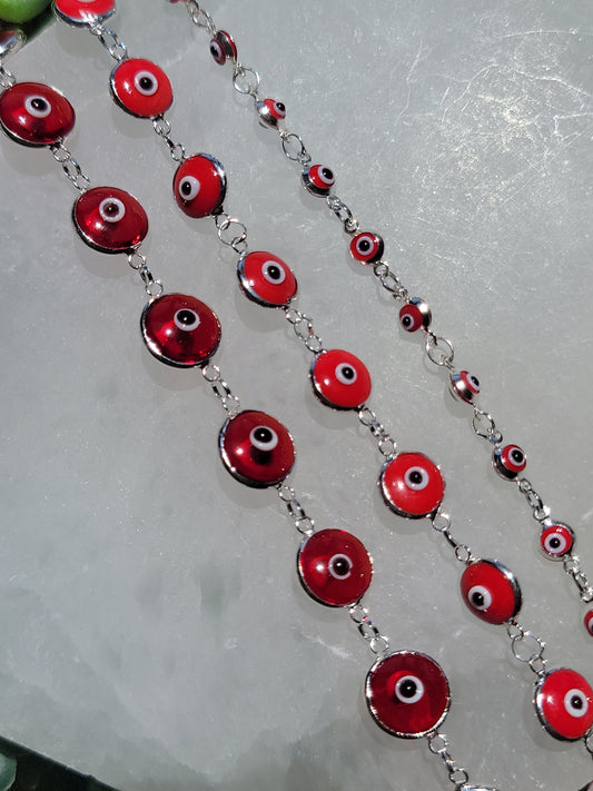 Sterling silver evil eye bracelet available at wholesale and retail prices, only at our crystal shop in San Diego!