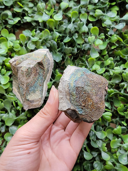 Rainbow Pyrite Free Forms