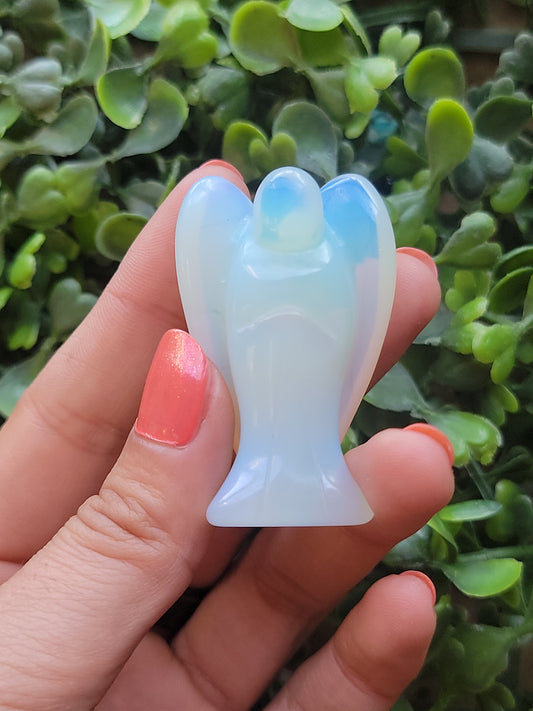 Opalite Angel Figurines 3"