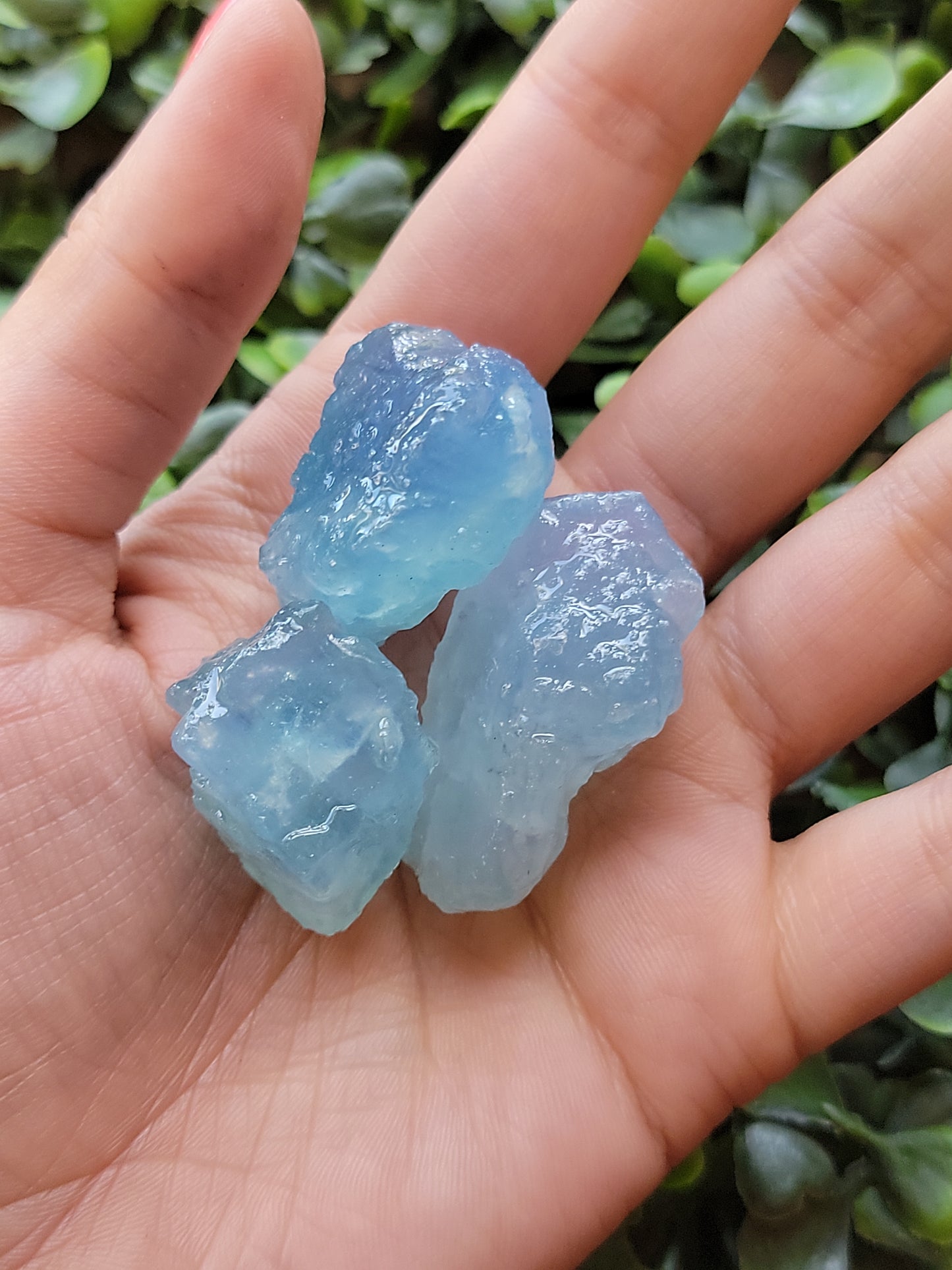 Aquamarine nuggets available at wholesale and retail prices, only at our crystal shop in San Diego!