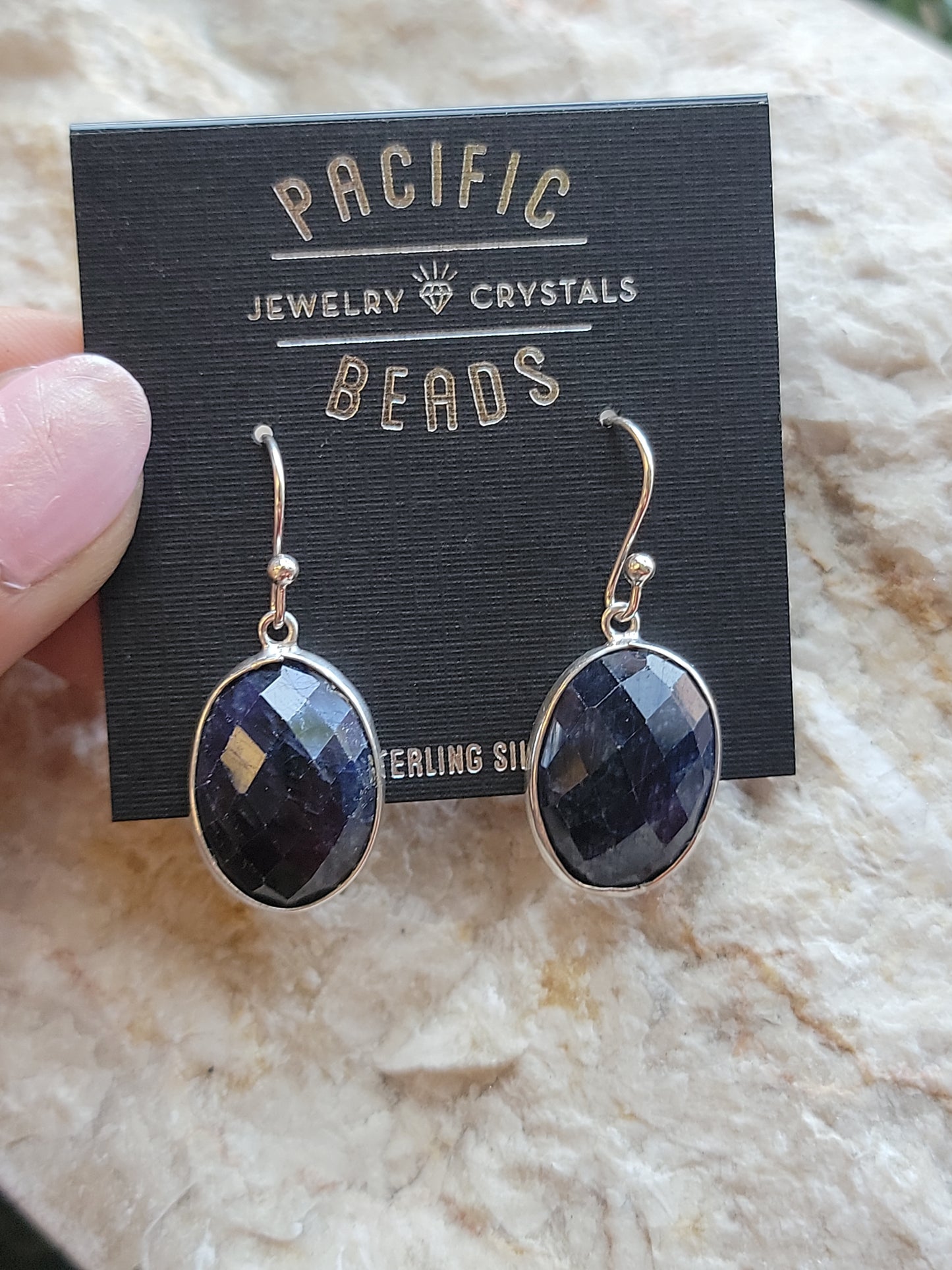 S.S. Faceted Sapphire Earrings