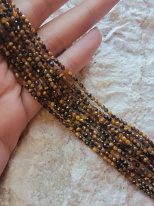 Faceted Tiger Eye Beads