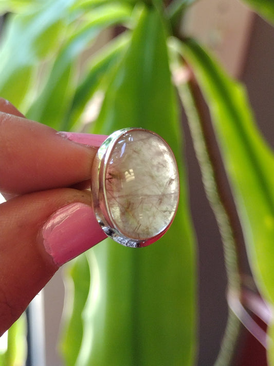 S.S. Gold Rutilated Quartz Rings