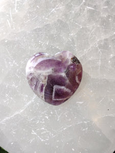 Mini Chevron Amethyst Hearts
