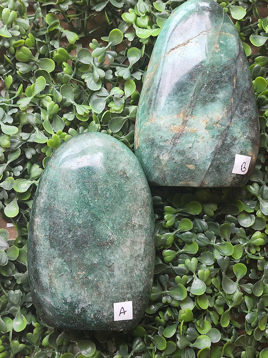 Green strawberry quartz available at wholesale and retail prices, only at our crystal shop in San Diego!