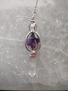 Amethyst Merkabah Pendulums