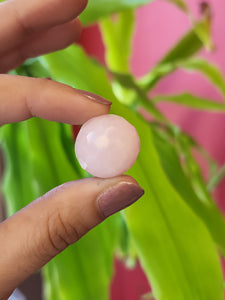 Faceted Rose Quartz Spheres