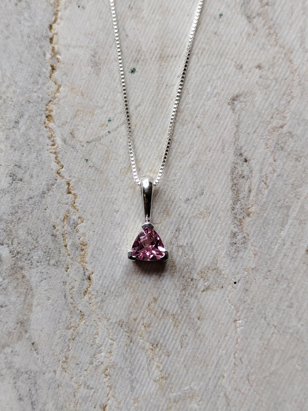 S.S. Faceted Pink Tourmaline Necklaces