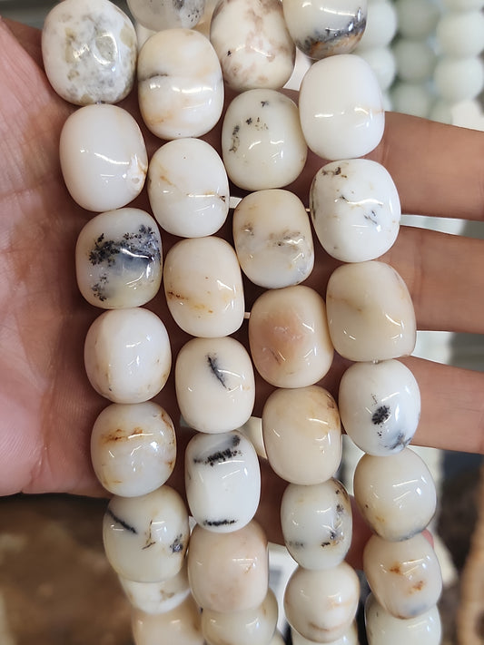 Dendritic Opal Nugget Beads