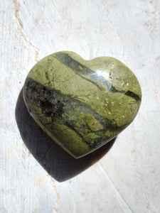 Green Ibis Quartz Hearts