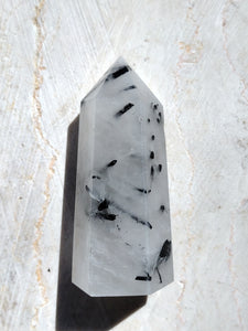 Black Rutilated Quartz Points