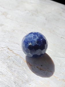 Faceted Lapis Lazuli Spheres