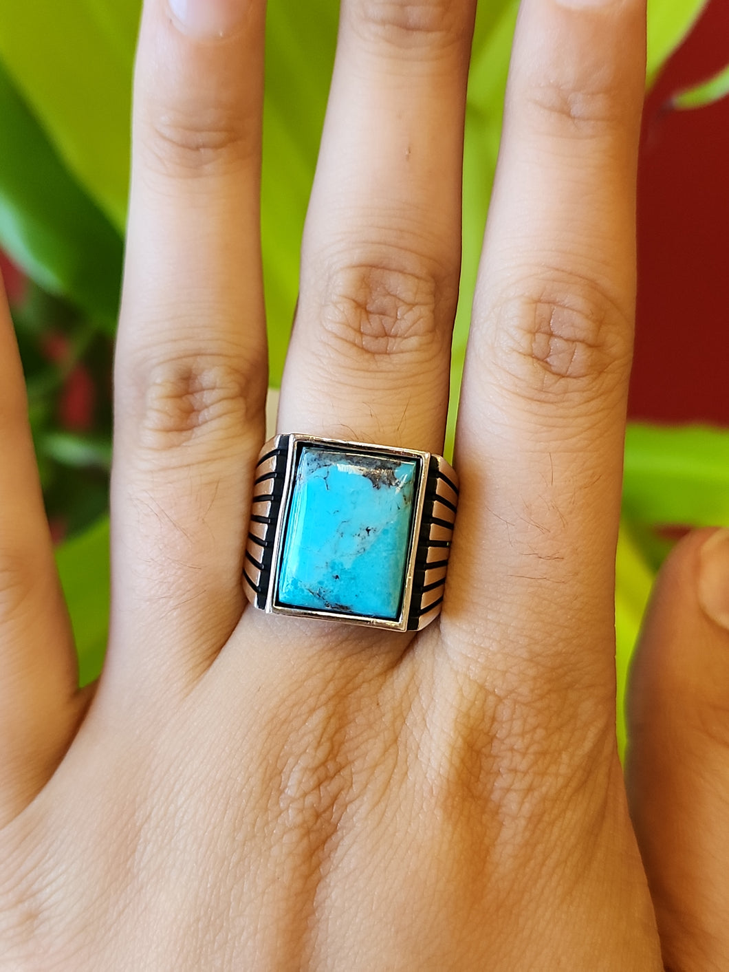 S.S. Men's Turquoise Rings