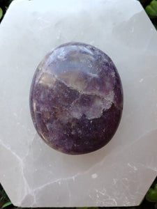 Lepidolite palmstones available at wholesale and retail prices, only at our crystal shop in San Diego!