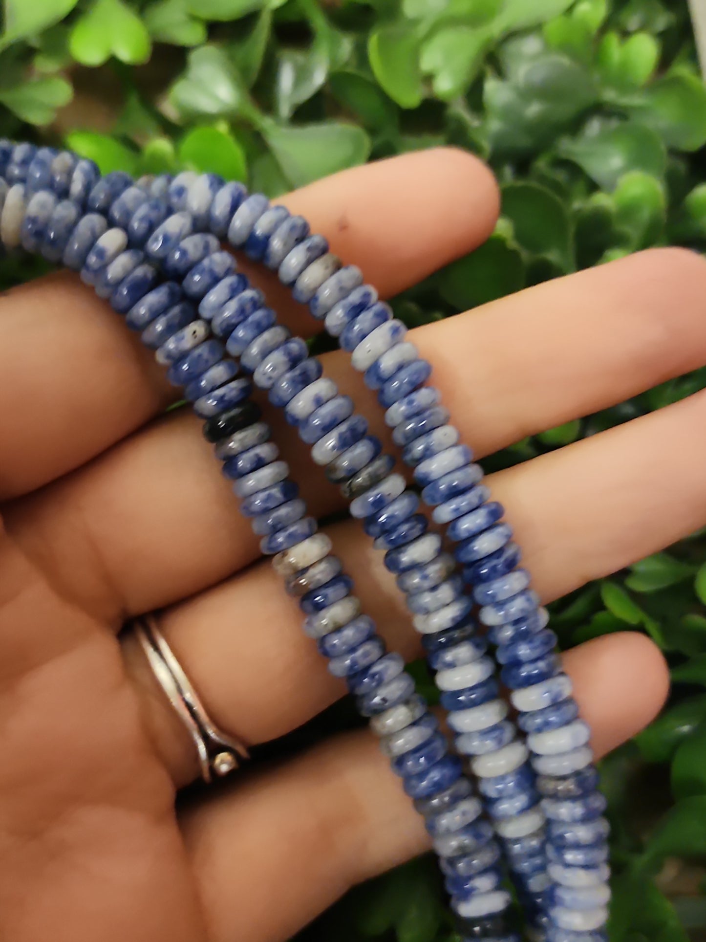 Sodalite Rondelle Beads