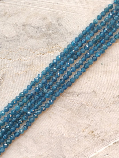 Faceted Apatite Beads