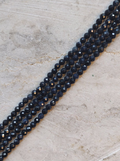 Faceted Sapphire Beads
