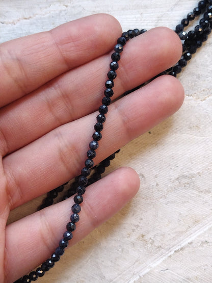 Faceted Sapphire Beads