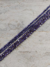 Load image into Gallery viewer, Faceted Purple Zircon Beads
