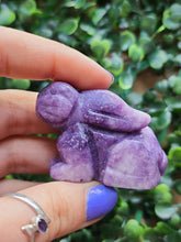 Load image into Gallery viewer, Lepidolite Rabbit Figurines

