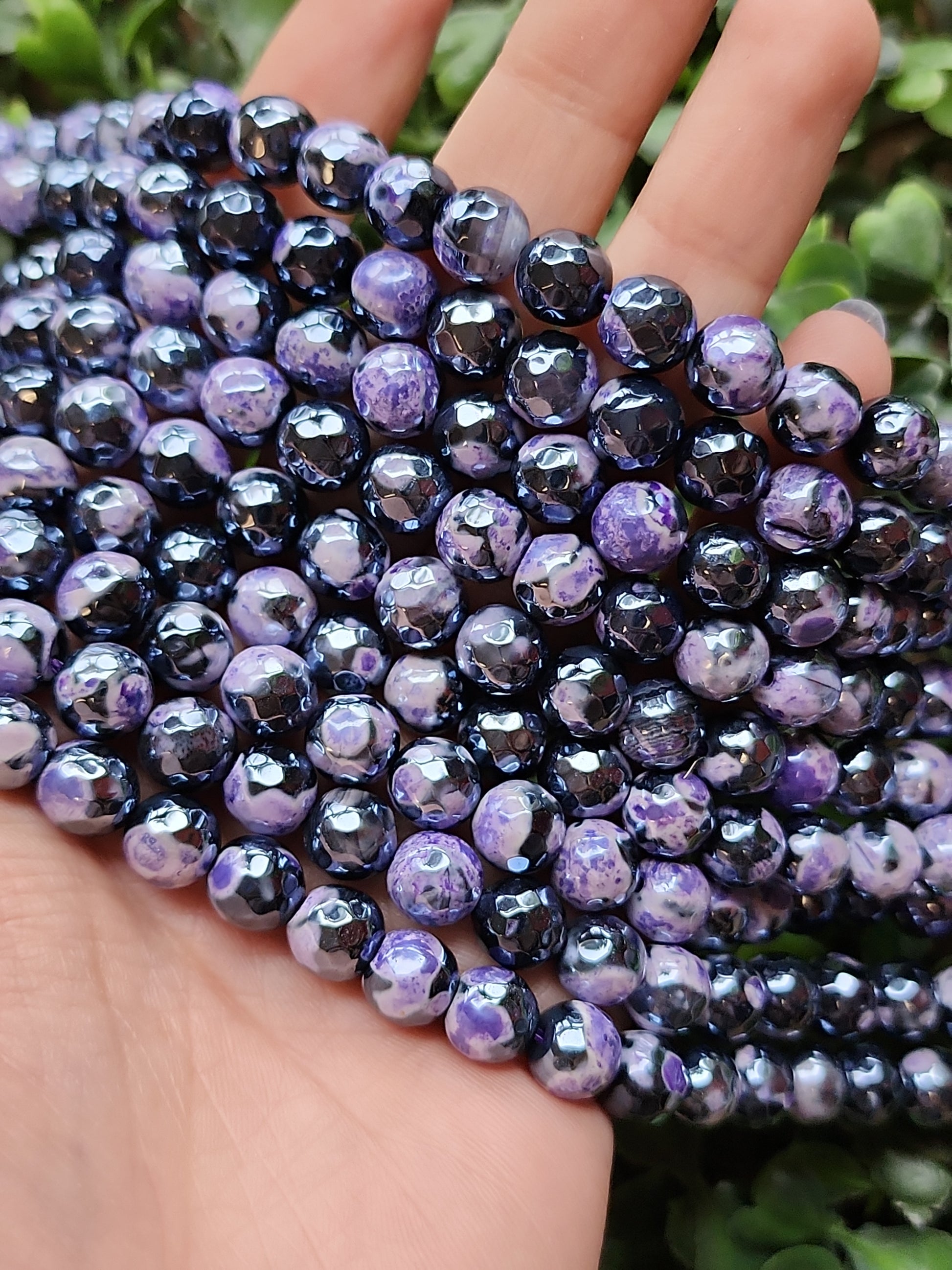 Crafting supplies such as fire agate beads available at wholesale and retail prices, only at our crystal shop in San Diego!